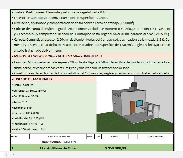 Construcción en Barrio Parque Sicardi – Villa Garibaldi
